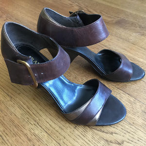 Franco Sarto Sandal Heels with Buckle